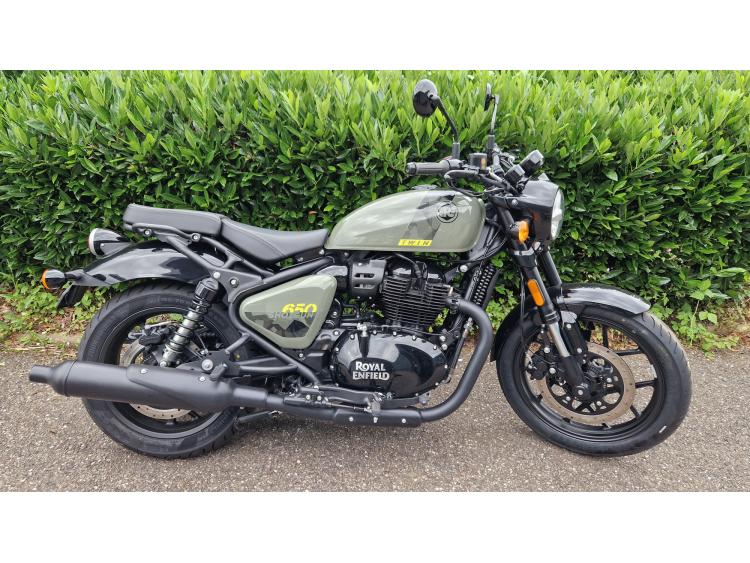 ROYAL ENFIELD SHOTGUN 650 GREEN DRILL MOTORS 54 