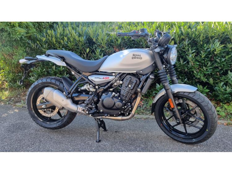 ROYAL ENFIELD GUERILLA 450 SMOKE SILVER MOTORS 54