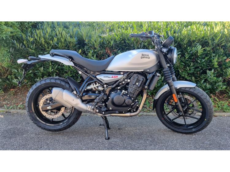 ROYAL ENFIELD GUERILLA 450 SMOKE SILVER MOTORS 54