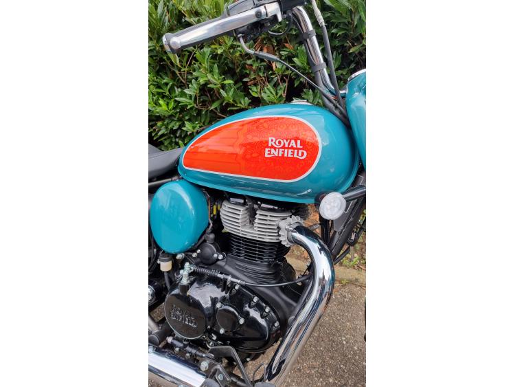 ROYAL ENFIELD 350 GOAN TRIP TEAL MOTORS 54  