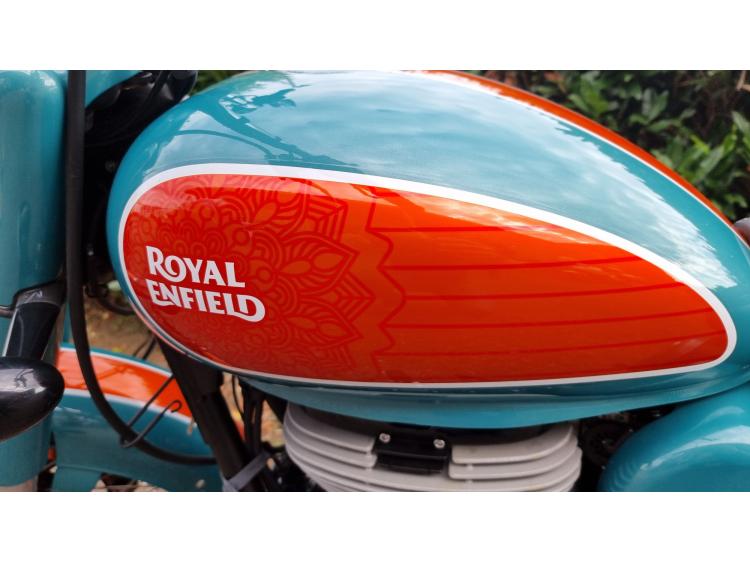 ROYAL ENFIELD 350 GOAN TRIP TEAL MOTORS 54  
